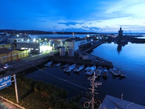 種子島港の風景